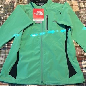 Green The North Face Jacket NWT